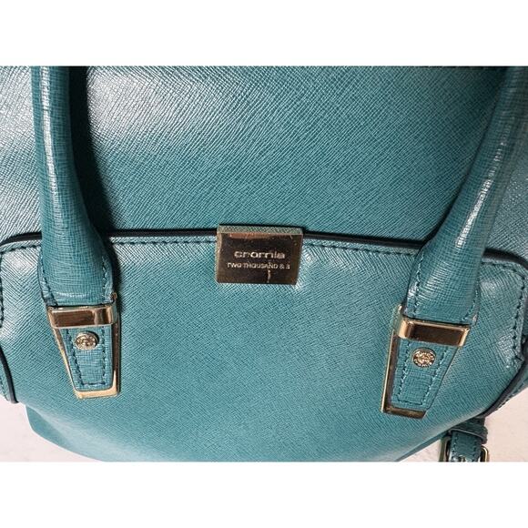 Cromia Italian Leather Handbag Purse – Peacock Luxe Designer Christmas Gift $465 - Picture 4 of 14